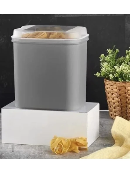 Gri Renkli 4500 ml Kapasiteye Sahip Saklama Kabı ürün görseli 1