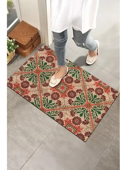 MONNHEIN Kapı Önü Paspası - Modern ve Şık Kapı Paspası | Ev, Ofis ve Dış Mekân Kullanımı İçin (Anadolu Motif) ürün görseli 1