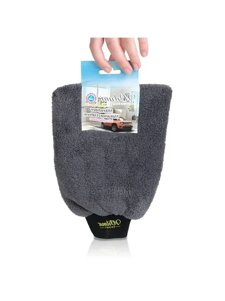 Çift Taraflı Mikrofiber Oto Yıkama Eldiveni, Çok Amaçlı Kullanım ürün görseli 1