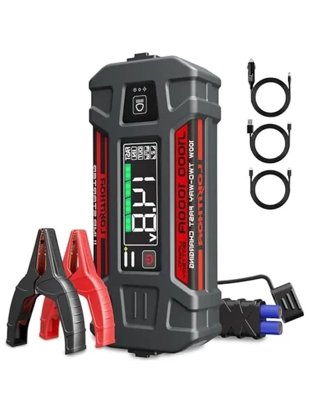 12V 1000Amp Akıllı Akü Takviye, Powerbank ve LED Lamba Seti ürün görseli 1