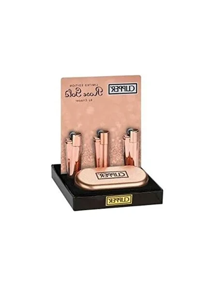 Rose Gold Metal Çakmak 1 Adet - Şık ve Kullanışlı ürün görseli 1