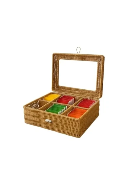 El Yapımı Rattan Çok Amaçlı Organizer Kutu ürün görseli 1