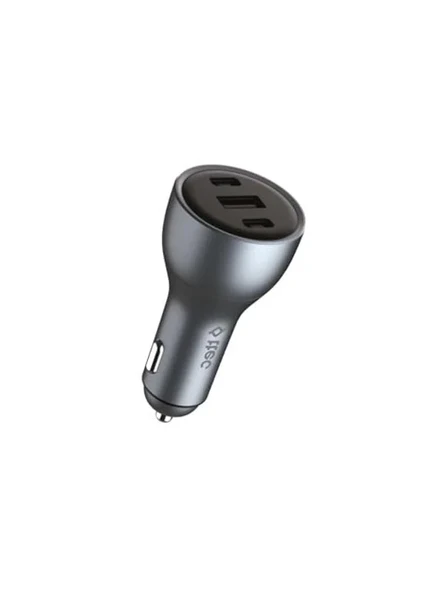 130W Araç Hızlı Şarj Aleti, 2 USB-C + USB-A Portlu Kullanım ürün görseli 1