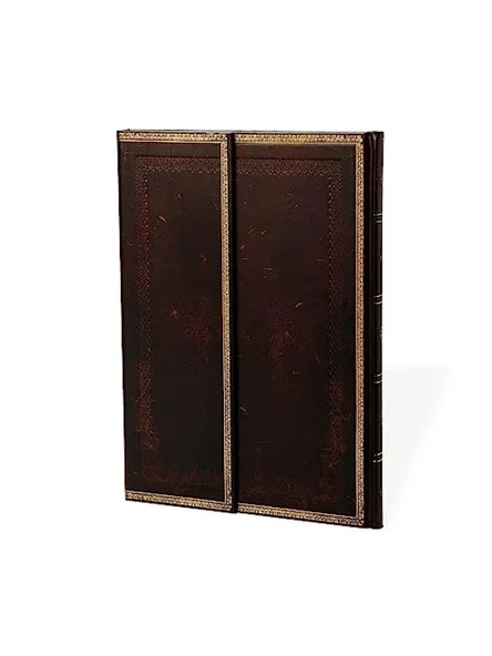 Black Moroccan Grande Unlined Hardcover Journal ürün görseli 1