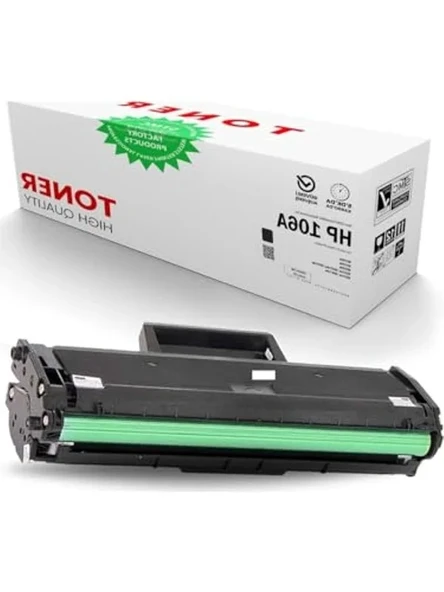 HP 106X 5000 Sayfa Baskılı Laserjet Uyumlu Kapasiteli Lazer 107W 107A 107R MFP 135WG 135A 135R 135W 137FNW için Uyumlu Muadil İthal Toner (5000 Sayfalık, 1) ürün görseli 1