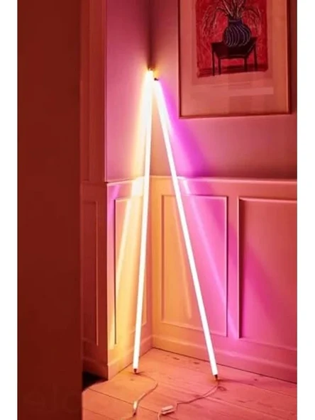 Rgb Led Strip Tube Light Lambader Uzaktan Kumandalı Işık Lamba Ampül Aydınlatma Renkli Animasyonlu8 ürün görseli 1