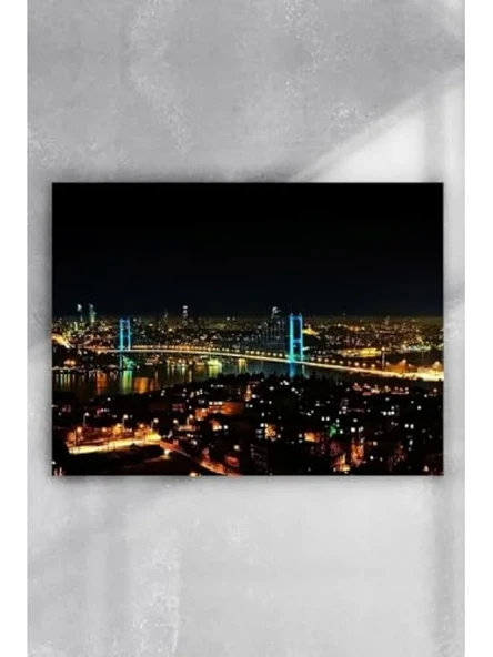 İstanbul Boğazı Manzaralı Sanat Poster ürün görseli 1