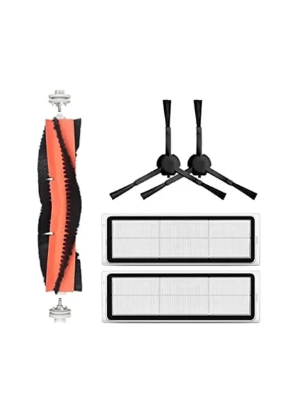 Mop Pro 2+3D (DİKKAT: KAMERALI-PLUS GLOBAL) Xiaomi Uyumlu Yedek Mopsuz Fırça Hepa Filtre Seti-5 Parça ürün görseli 1