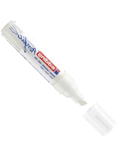 Beyaz Akrilik Marker, Su Geçirmez Boya Kalemi, 5-10 mm Uç ürün görseli 1