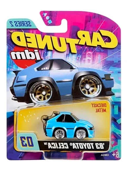 MGAE CarTuned JDM Seri 2 1983 Toyota Celica Supra, Mavi, Metal Gövde, Diecast Koleksiyon Arabası ürün görseli 1