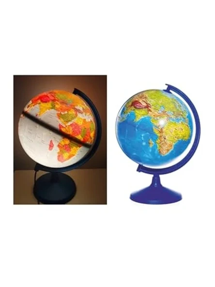 20 cm Işıklı Küre, Eğitici Harita ürün görseli 1