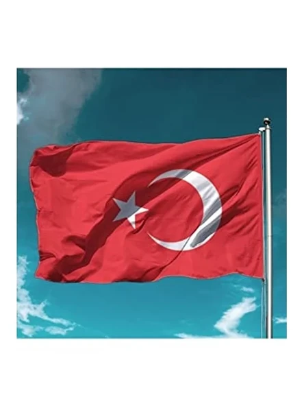 200x300 cm Alpaka Kumaş Bayrak, Türk Bayrağı ürün görseli 1