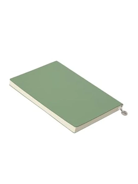 Açık Yeşil Esnek Kapaklı 14.8x21 cm Çizgili Defter ürün görseli 1