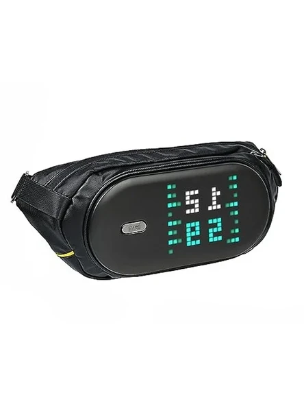 Divoom Pixoo Slingbag-C Siyah Ledli Bel Çantası ürün görseli 1