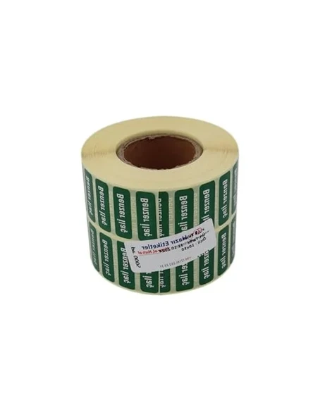 30mm x 10mm 5000 Adet Kuşe Rulo Etiket, Pratik Kullanım ürün görseli 1
