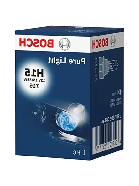 BOSCH Ampul-Pure Light-12 V-H15-15/55 W-Pgj23T-1-1 987 302 088 ürün görseli 1