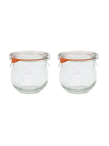370 ml Cam Kavanoz, 2'li Set, Çok Amaçlı Kullanım ürün görseli 1