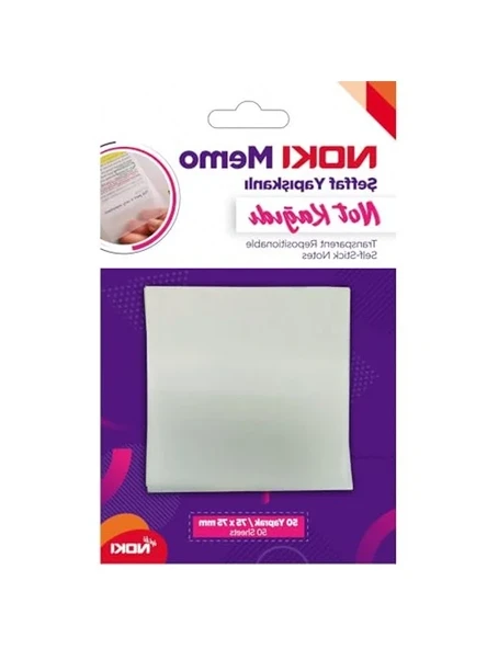 Şeffaf Yapışkanlı Not Kağıdı ile Pratik Not Alma İmkanı ürün görseli 1