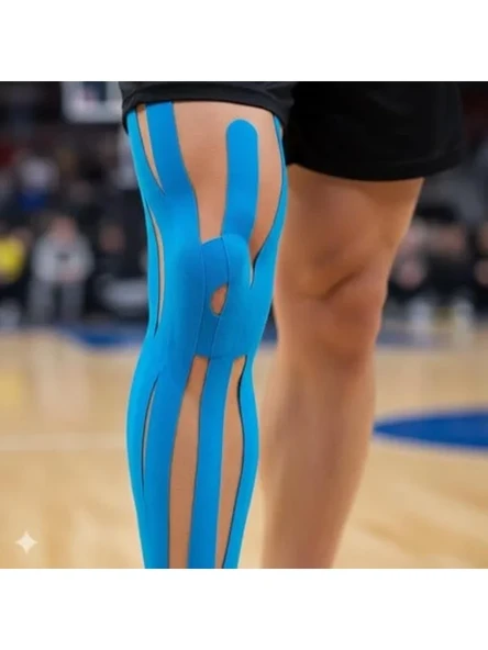 5cm x 5mt Esnek Sporcu Bandı, Fitness ve Antrenman İçin Destek ürün görseli 1