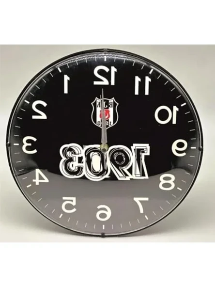 Lisanslı Duvar Saati, Beşiktaş Temalı ürün görseli 1