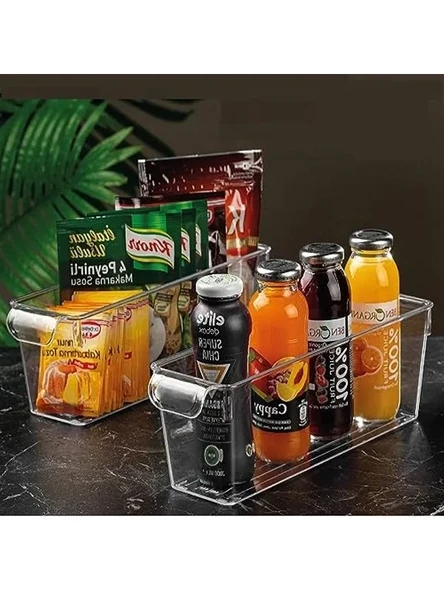 Meleni Home 2nanli Buzdolabı Düzenleyici - Şeffaf Buzdolabı İçi Düzenleyici Organizer, Meleni Home ürün görseli 1