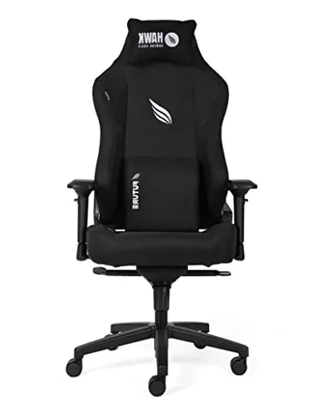 Kumaş Oyuncu Koltuğu, Ergonomik Tasarım, Siyah Renk ürün görseli 1