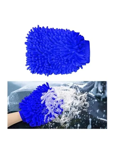 Premium Yumuşak Mikrofiber Yıkama Eldiveni, Çift Taraflı ve Çizilmez ürün görseli 1