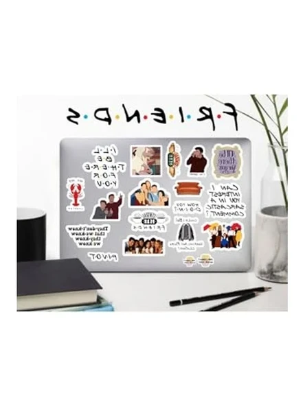 Çıkartma Seti, 2. Seri Friends Temalı, Ajanda ve Scrapbook İçin Kullanım ürün görseli 1