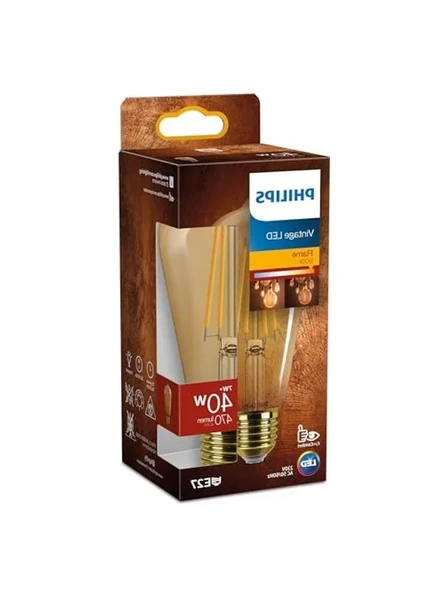 Sıcak Beyaz 40 W Yerine Geçen LED Lamba, Altın Renkli ürün görseli 1