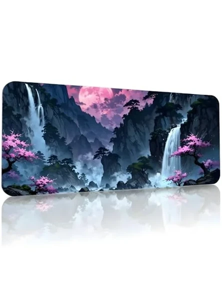 Black Deer XXL Gaming Mouse Pad, 70x30 cm, Dikişli Kenar ürün görseli 1