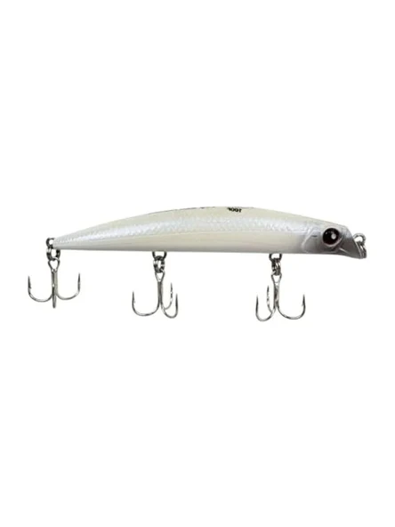 Slim 100mm 9.5 Gram Pearl Sahte Balık, Etkili Av için ürün görseli 1