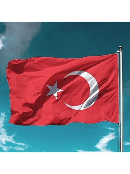 100x150 cm Boyutunda Raşel Kumaş Bayrak, Yüksek Kalite ürün görseli 1