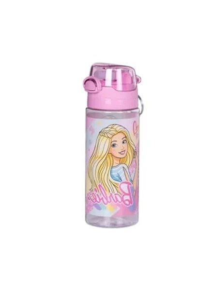 Pudra Pembe 500ml Pipetli Su Matarası, Askılı Tasarım ürün görseli 1