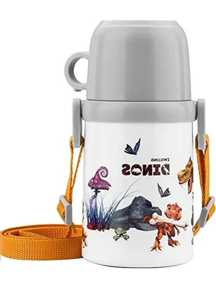 ZWILLING Thermo Isoleerfles Met Beker in Draagriem - 380 ml - Dino Marka ZWILLING ürün görseli 1