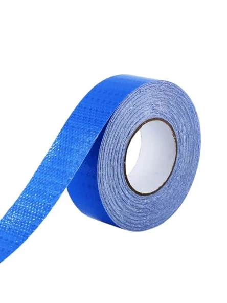 5 Metre Yapışkan Mavi Reflektif İkaz Bandı, Parlayan Şerit Bant, 5 cm Genişlik ürün görseli 1