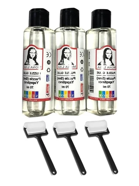 70 ml Puzzle Yapıştırıcı ve Silindir Sünger Fırça Seti ürün görseli 1