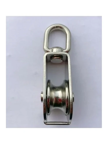 Paslanmaz Krom Tekli Makara, 50 mm ile Dayanıklı Kullanım ürün görseli 1