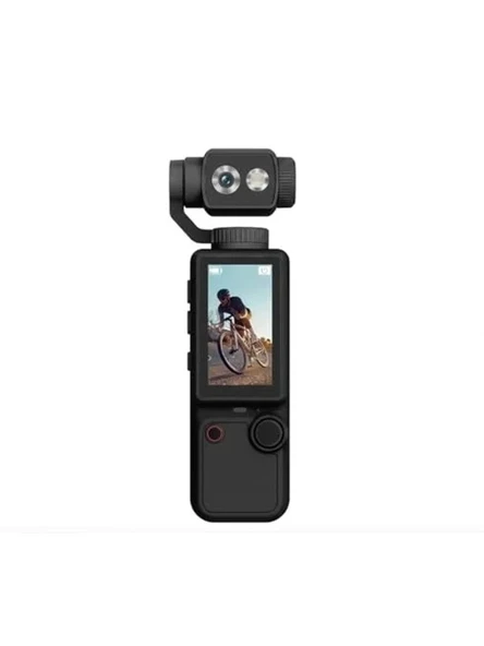 Q8 4K Ultra HD Taşınabilir Vlog Spor Ve Aksiyon Kamerası 2.0" Döndürülebilir IPS Ekran siyah ürün görseli 1