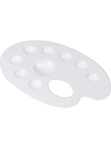 Oval Palet 20cm, Boyama ve Sanat Çalışmaları İçin Uygun ürün görseli 1