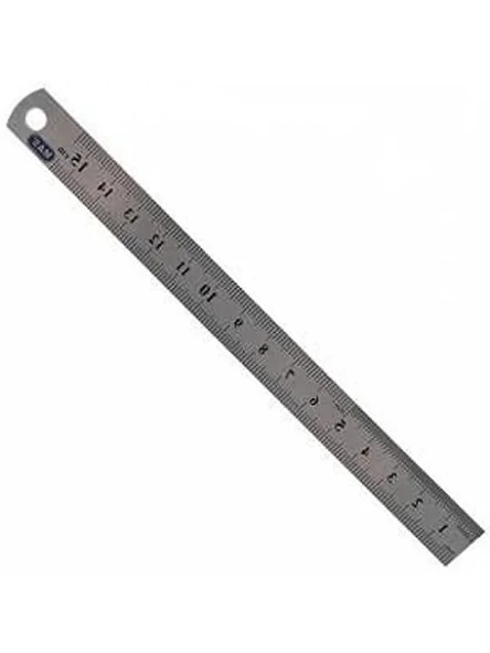 15 cm Çelik Cetvel - Ölçüm İçin Dayanıklı Araç ürün görseli 1