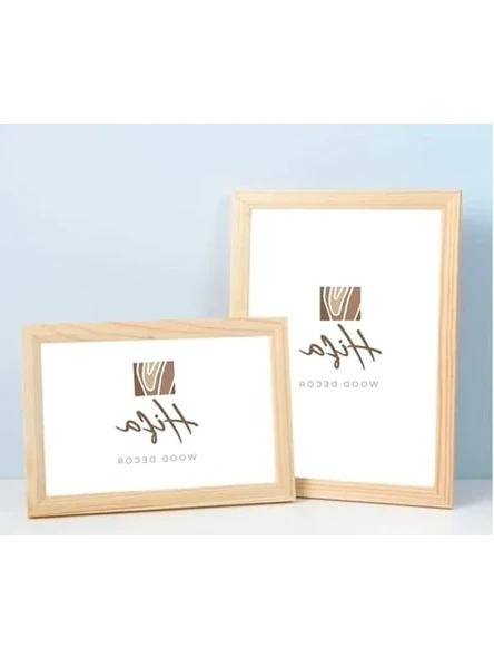 Doğal Ahşap Renkli 13x18 cm Resim Çerçevesi - Kolaj ve Duvar Galerisi ürün görseli 1