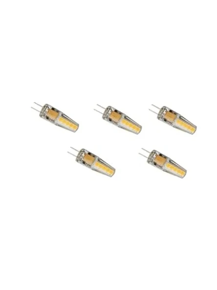 4 Adet 12 Volt Led Kapsül Ampul, Günışığı Renk Seçeneği ürün görseli 1