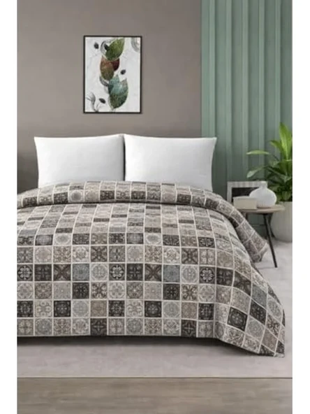 Çift Kişilik Pike Yatak Örtüsü, %100 Pamuk, 220x230 cm ürün görseli 1
