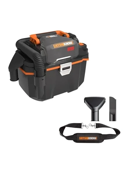 Kömürsüz Esnek Hortumlu Şarjlı Islak/Kuru Süpürge, 20 Volt ürün görseli 1