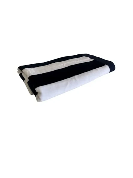 Çizgili Tek Taraflı Plaj Havlusu, 81 cm x 177 cm Boyut ürün görseli 1