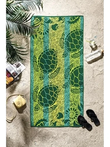 70x150 cm Plaj Havlusu, Renkli ve Kullanışlı Tasarım ürün görseli 1