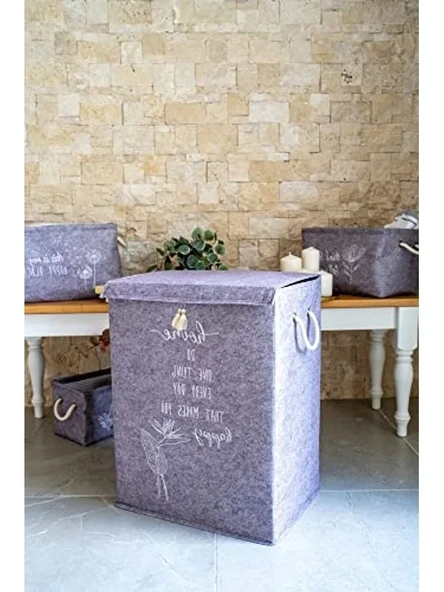 Mega Boyutlu Kapaklı Düzenleyici Kutu, 55 x 41 x 30 cm Ölçü ürün görseli 1