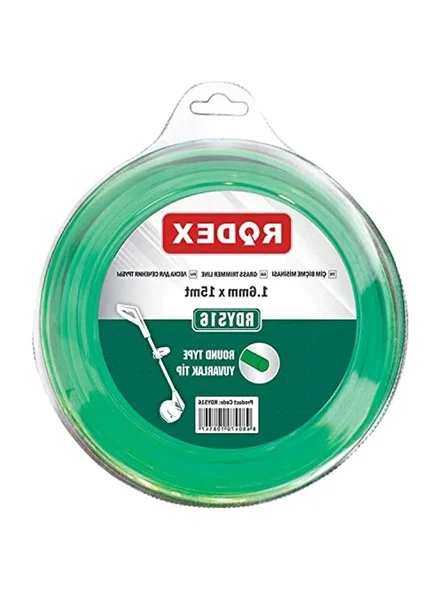 Yuvarlak Sina, Motorlu Tırpan İçin Dayanıklı 1.6 mm 15 Metre ürün görseli 1