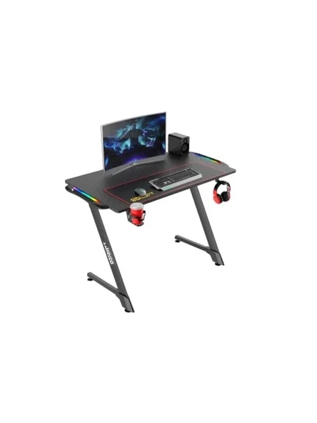 Z Design TM-Z-1060-RGB Karbon Fiber RGB Gaming (Oyuncu) Masası ürün görseli 1
