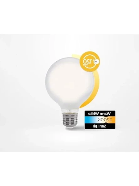 Milky Filament Ampul, 13W, 2000LM, E27 - Resim 2